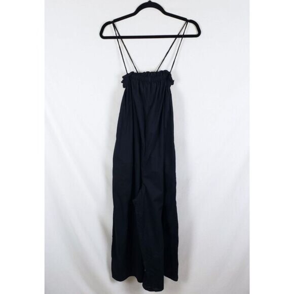 Everlane Flowy Jumpsuit Palazzo Womens XS Black Japanese Minimalist Resort Boho - Picture 6 of 12